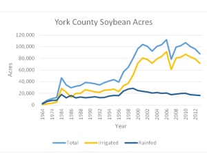 York soybean acres